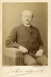 103903 Portret van prof. mr. J. baron d' Aulnis de Bourrouill, geboren 1850, hoogleraar in de rechtsgeleerdheid aan de ...